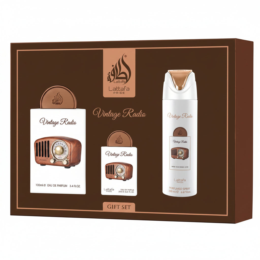 Vintage Radio – Lattafa Pride Box (100ml + 20ml)
